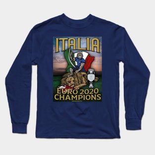 Italia vs. England Poster Long Sleeve T-Shirt